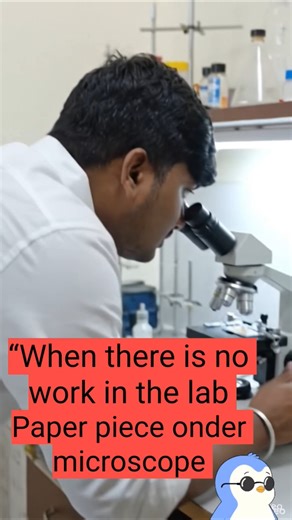 “Paper Piece Under Microscope” #medicallab #facts #molecularbiology