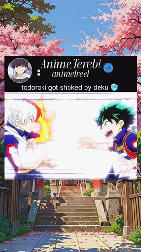 deku used his powers against todoroki ☠️ || #anime