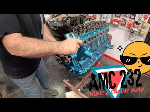 AMC 232 IN LINE 6 ENGINE BUILD PART 1