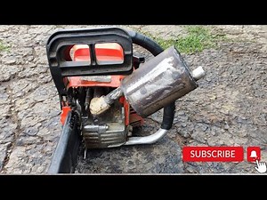 Muffler for chainsaw. / silencer for chainsaw. Homemade Exhaust MUFFLER For chainsaw.