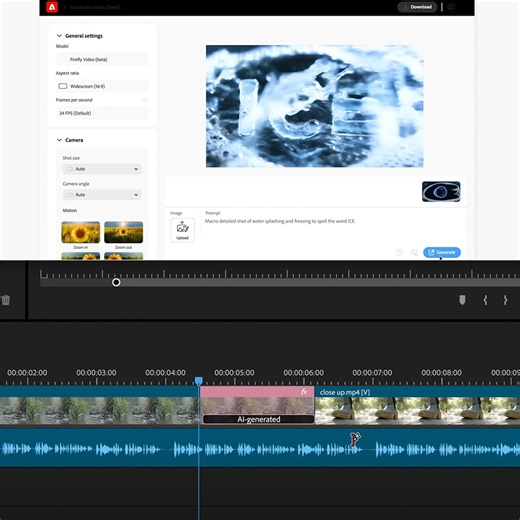 Adobe Firefly Video Model Uses AI to Extend Clips to Cover Gaps in Footage