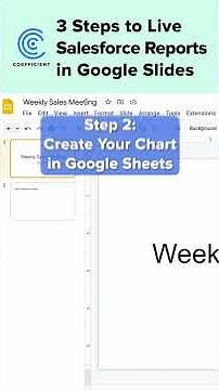 Live Reports in Google Slides (Salesforce Example)