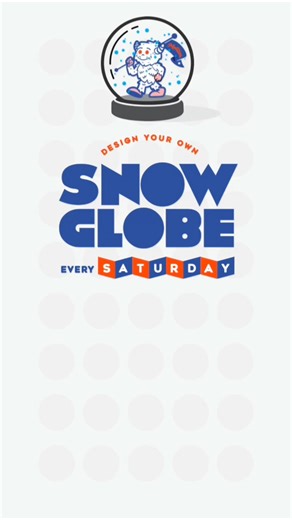 Missed out on getting to design a snow globe with your little creative monsters this past Saturday… Now you can drop by anytime between 11AM - 1PM EVERY SATURDAY to DESIGN YOUR OWN: SNOWGLOBE ❄️ Register for this event by visiting the events section on the creative monsters facebook page. Join us for a fun hands-on art workshop designed for kids, families, and creative minds of all ages. Create your very own unique keepsake for the holiday season. #CreativeMonsters #ArtWorkshop #FamilyFun #Creat