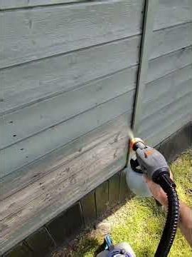 Spraying this weathered wood - the result will shock you #painting #satisfying #diy