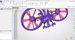 基于T-FLEX CAD设计的飞行机器人