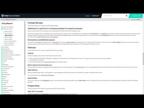 New In Unity 6.2: Package Manager