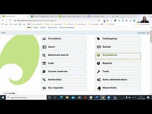 A quick tour of the staff side of Koha