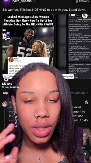 I always said this but black me would drag me. Women are women. No mater what color they are. Black women are straight forward, but white women have a strategic plan. She may be loyal, but she got a plan for ya and she willing wait long enough to get what she want and leave.