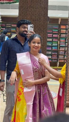 🤩Wedding 👗 saree shopping over 😍 #kanchipuram #chennai #coimbatore Kongu Tamil