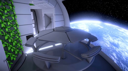 Inside Jeff Bezos' Orbital Reef 'space hotel' as new video reveals Earth views