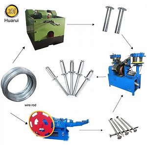 [Hot Item] Aluminum Blind Rivet Cold Heading Machine Semi-Tubular Rivet Making Machine