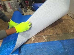 How to install uncoupling membrane #tiles #diy #homeimprovement