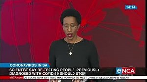 University of Stellenbosch head of medical virology Professor Wolfgang Preiser says re-testing people previously diagnosed with #COVID19 before they return to work is 'nonsense' and must stop. #Level3 #lockdown #pandemic #eNCA Courtesy #DStv403 | eNCAnews