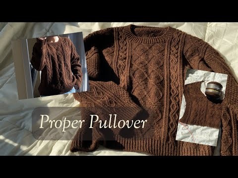 Knitting vlog #10 | Proper Pullover