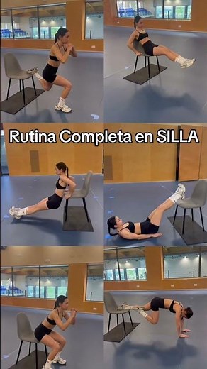 🔥Rutina Completa💥6 Ejercicios en Silla💪