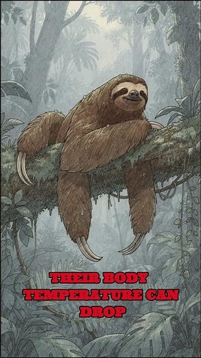 Why Sloths Climb So Slowly 🤔#facts #animalfacts