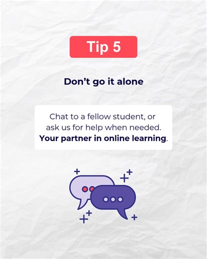 Studying can feel tough some days. We understand. Here are 5 simple tips to help you stay motivated when it's hard 🙌🏾 You're not doing this alone. We're here to help. Interested in studying? Visit the link in bio to browse our online affordable course. 📲 #SouthAfrica #Motivation #OnlineEducation | IQ Academy