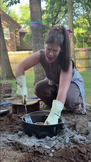 Making DAMPER (Aussie campfire bread) #bread #damper #baking