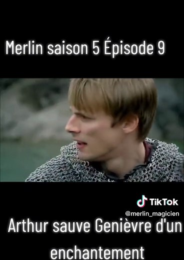 Arthur sauve Genièvre dans Merlin saison 5