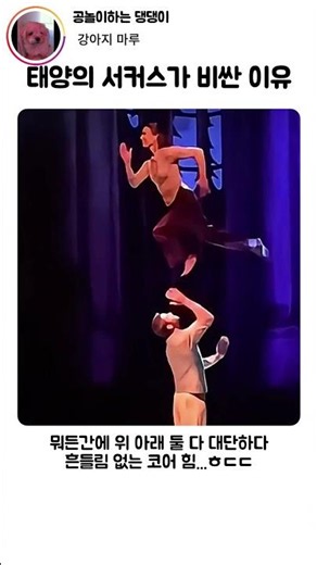 중력 버그난 줄 알았던 태양의 서커스 실물 직캠 #performance #nowire