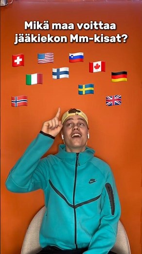 Mikä maa voittaa Mm-Kisat 🤯⁉️ TILAA KANAVA jos Suomi voittaa sun mielestä 🇫🇮