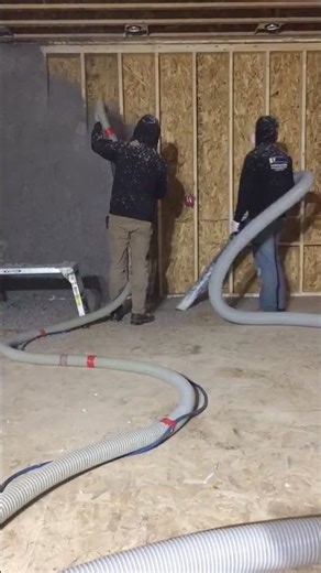 Nu-Wool Premium Cellulose Insulation Installation Timelapse