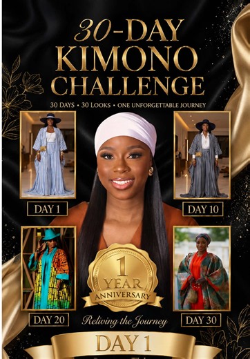 One year ago today, I started my 30-Day Kimono Challenge. 🥹🤍 To celebrate this milestone, I’m reposting every day from Day 1 to Day 30. Let’s relive the journey, the growth, and the beautiful memories together. ❤️ @Alh Basit Aponle Anobi Who’s watching till Day 30? Drop a 💎 #fypシ #mareehzy #30dayskimonochallengeday1 #Mareehzy30dayskimonochallange#onthisday