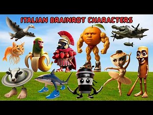 Italian Brainrot Character Song – Music Video