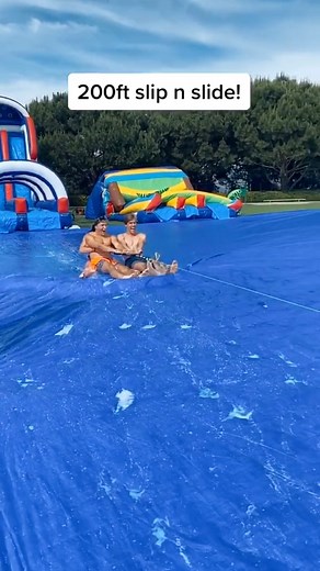365K views · 2.2K reactions | Backyard Slip n Slide 勞 | Drew Dirksen | Facebook