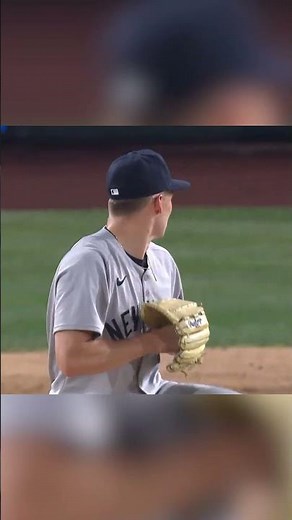 "Bat Dodging" Sweeper by Will Warren. It's like it saw the bat and ran away from it.