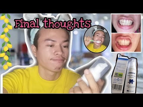 LANBENA TEETH WHITENING MOUSSE HONEST REVIEW | NOAH KING
