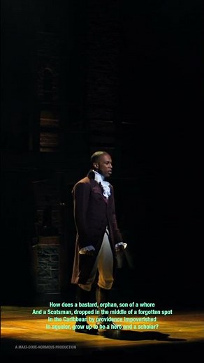 Alexander Hamilton (Part 1) Opening Song from Lin-Manuel Miranda's Hamilton An American Musical