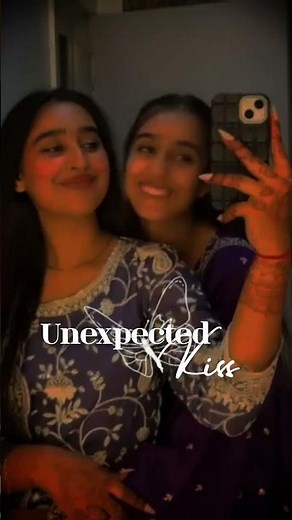 Unexpected kiss😩🪄 #bestie love #bestiemoments #friendship