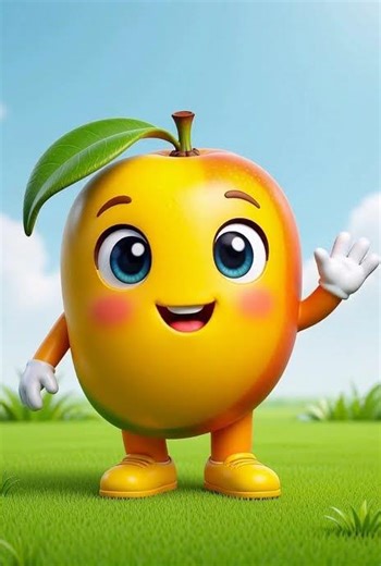 Mango in English 🥭 | Learn Fruits for Kids | Shorts #esl #englishforkids