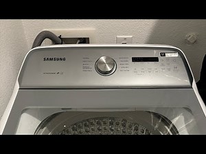 Samsung Washing Machine Unbalanced Error Code