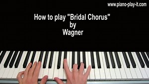 Bridal Chorus Piano Tutorial by Wagner