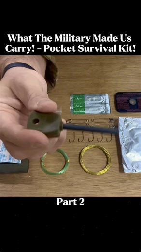 What The Military Made Us Carry! - Pocket Survival Kit!. Part 2 #survival #bushcraft #camping #survivaltips #satisfying