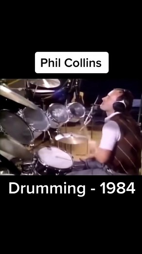 Phil Collins recording for ‘Do They Know Its Christmas?’ #philcollins #dotheyknowitschristmastime #drumming #drums #drummer #80s #70s #recording #music #livemusic #bts