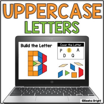 Uppercase Letters Practice PreK Kindergarten Google Slides™ PowerPoint