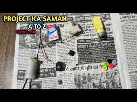 DIY Mini Electronics Project Kit | Simple Motor & Battery Based Project