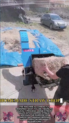 Homemade straw chopper || Agricultural equipment
