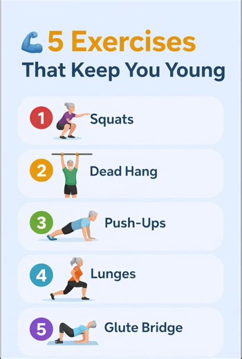 5 exercises that reverse aging #fitness #shorts