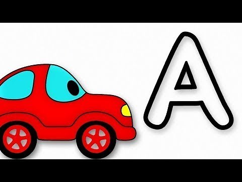 Learn the ABC with Funny Car and sing 'The Alphabet Song'!