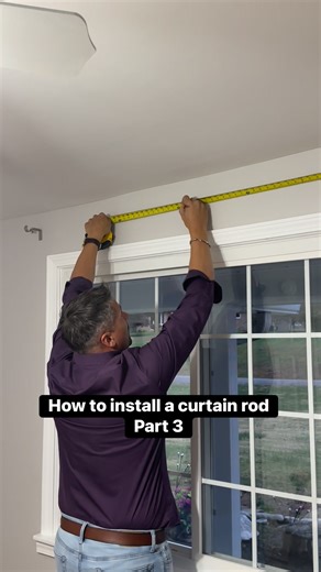 13 reactions · 3 comments | How to install a curtain rod! #diy #curtainrodinstallation #amishrealtor | Elmer Lambright | Facebook