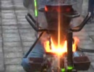 JR総研　レール溶接（テルミット溶接thermite process）実演