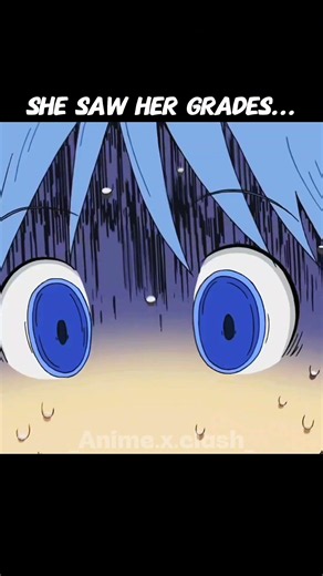 she saw her grades #anime