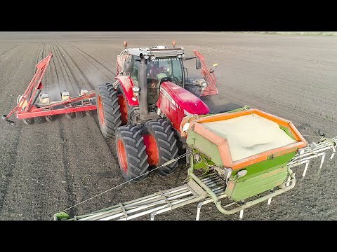 🇫🇷 XL SEMIS MAÏS 2019 - MF 7726 + 12 rangs Vaderstad & Trémie Amazone