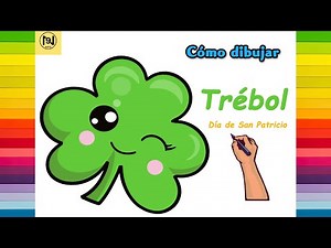 Cómo dibujar un Trébol Fácil Paso a Paso | No.9 ARTES