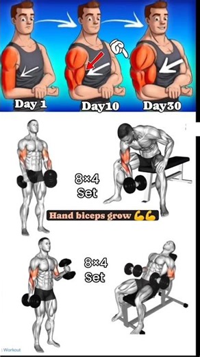 crush your biceps simple exercises for home || build stronger biceps workout #shots