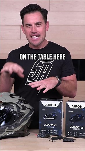 Airoh AWC 2 & AWC 4 Bluetooth Headset - SpeedAddicts.com #shorts